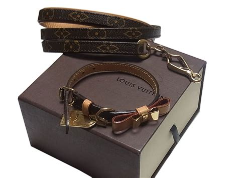 louis vuitton dog leash ebay|louis vuitton dog collar leash.